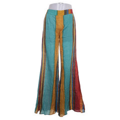 Cider | Groen, Blauw, Meerkleurig - Palazzo broek