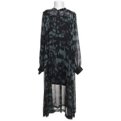 Ichi | Donkere Gemarmerde Maxi-jurk