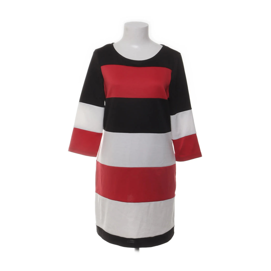 VILA | Zwart, Rood, Wit - Jurk