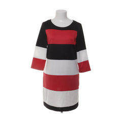 VILA | Zwart, Rood, Wit - Jurk