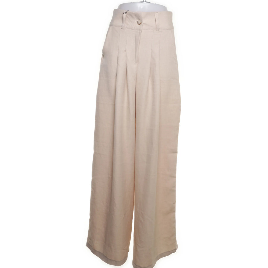 Beige - Palazzo broek