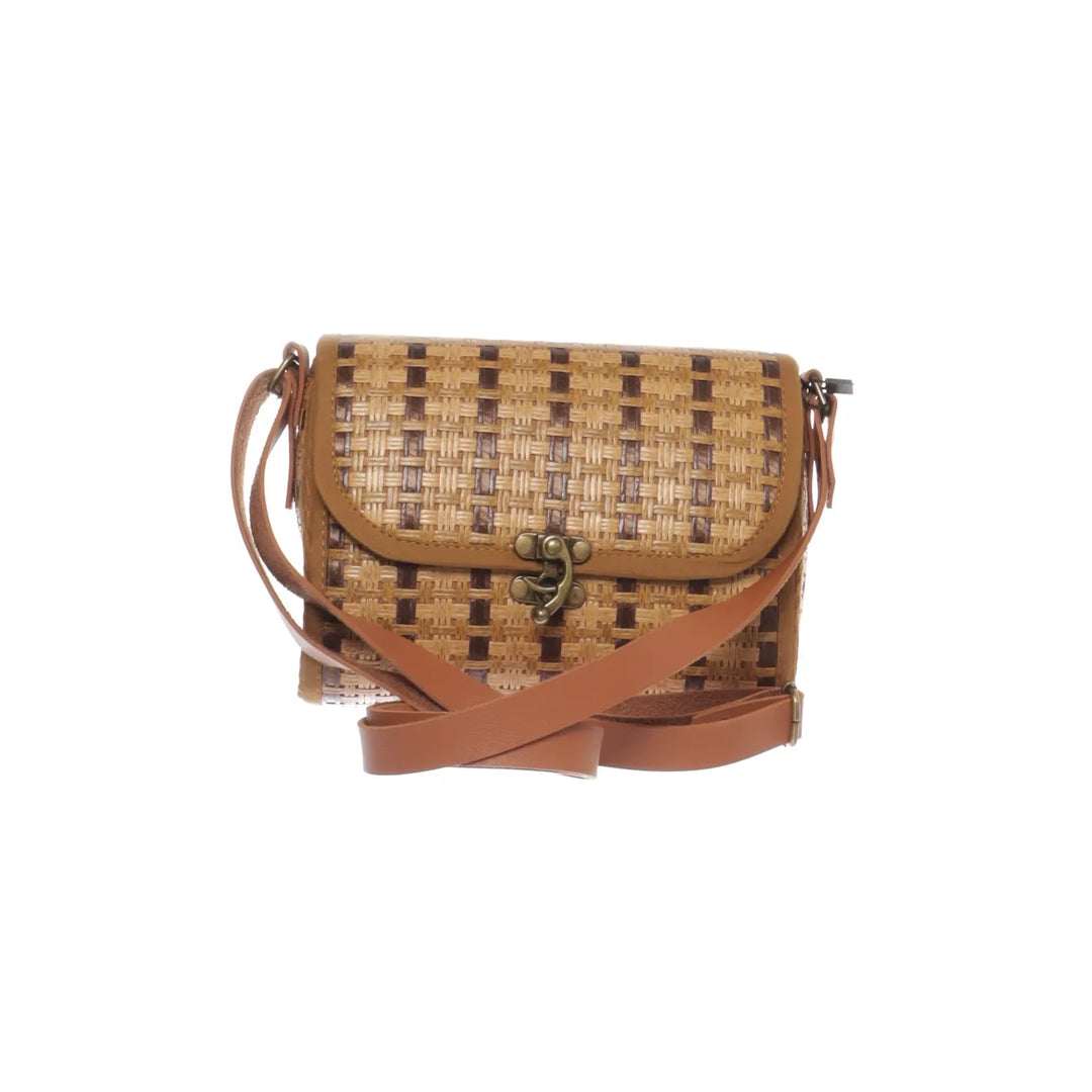 Bruin, Beige - Schoudertas