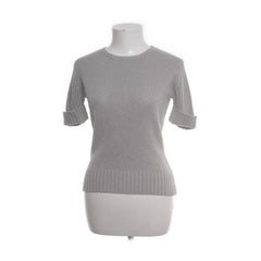 Mexx | Grijze gebreide korte mouwen trui