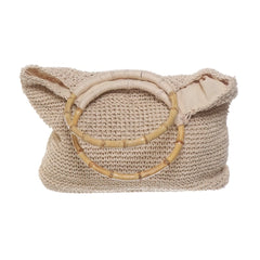 Beige Gehaakte Clutch