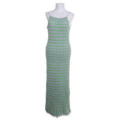 Mango | Groene Gestreepte Maxi-jurk