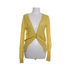 Fragile | Gele gebreide vest