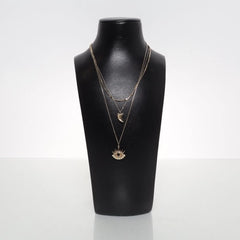 Gouden Gelaagde Halsketting