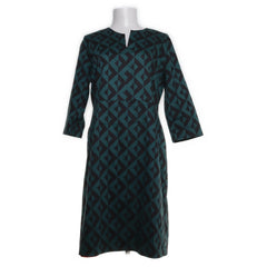 Zilch | Groen, Zwart - Jurk