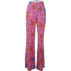 Ellastiek | Roze Bloemen Broek
