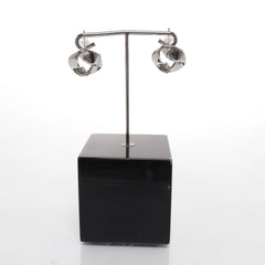 Zilveren Sculptuur Oorbellen