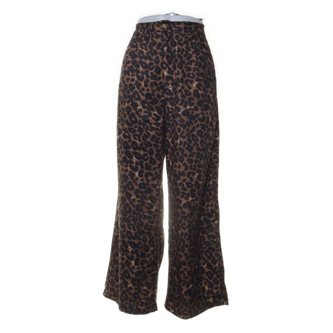 Bruin, Zwart - Palazzo broek