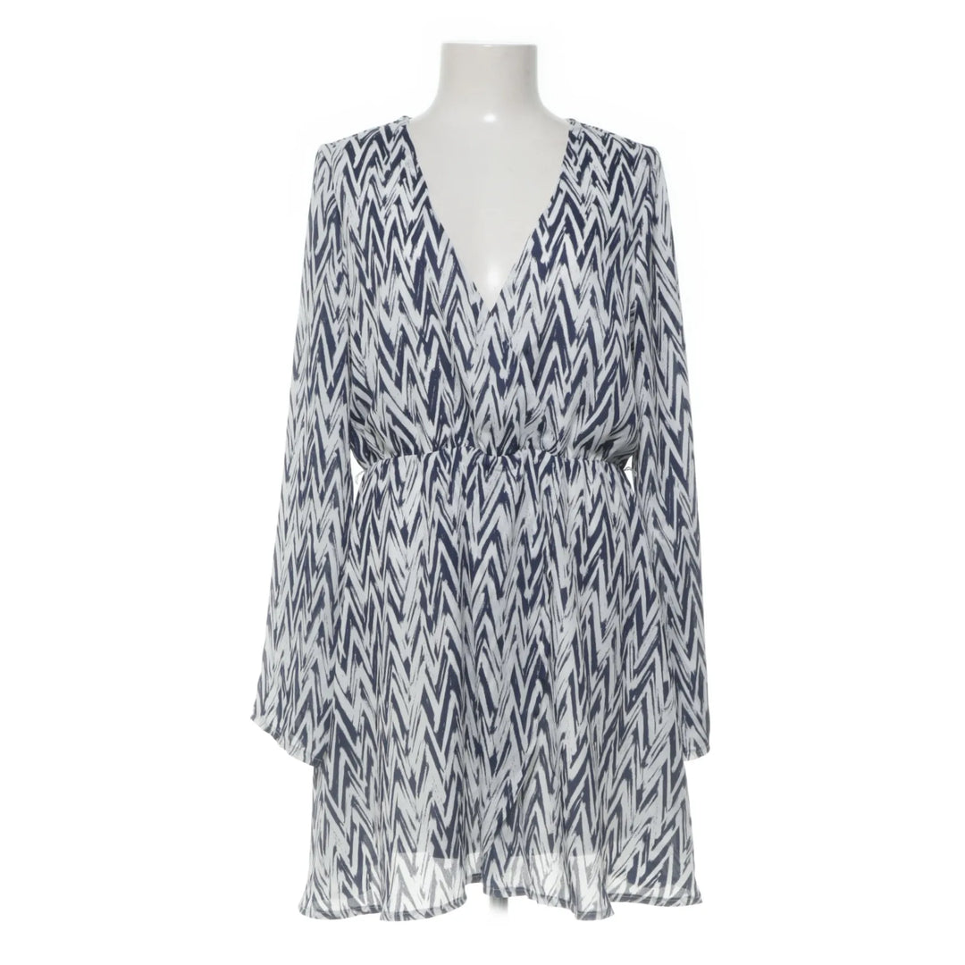 NLY Trend | Wit, Blauw - Jurk