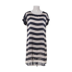 Tom Tailor | Wit, Blauw - Jurk