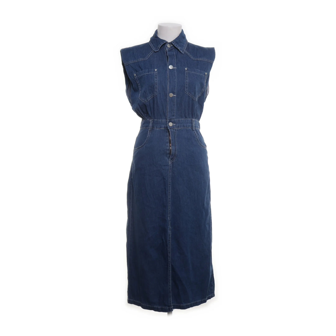 Soen | Blauw - Denim jurk