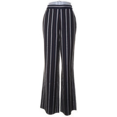 Gigue | Blauw, Meerkleurig - Palazzo broek