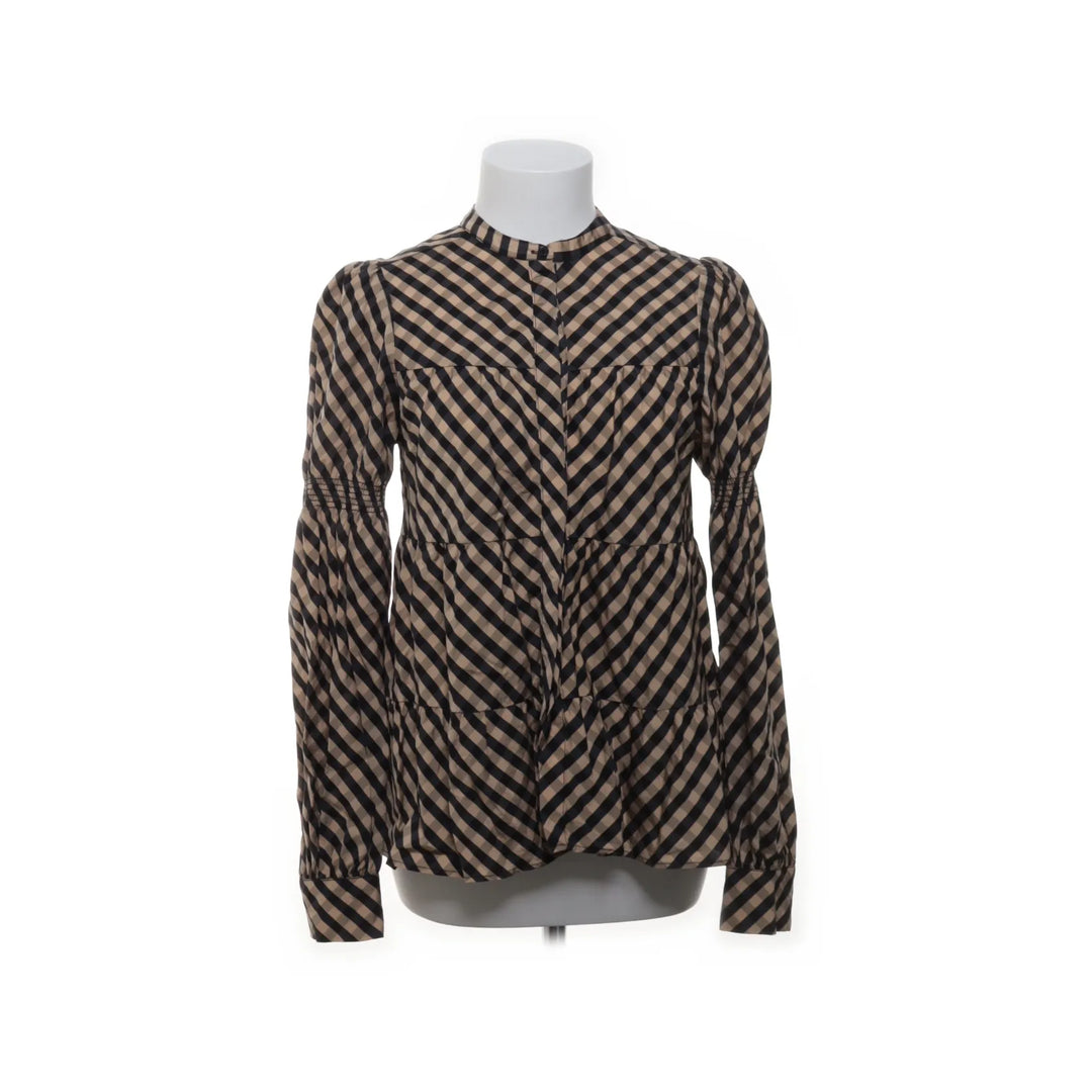 Levate | Zwart, Beige - Blouse