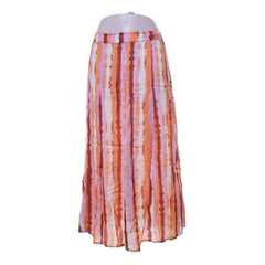 Marta | Roze Gestreepte Maxi-rok