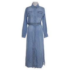 Denim jurk | Lange denim shirtjurk