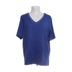 Essentials | Blauwe V-hals T-shirt