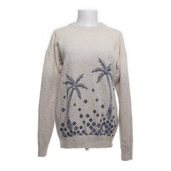Scotch & Soda | Beige Trui met Palmbomen