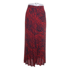 Boden | Rode zebra-print maxi rok