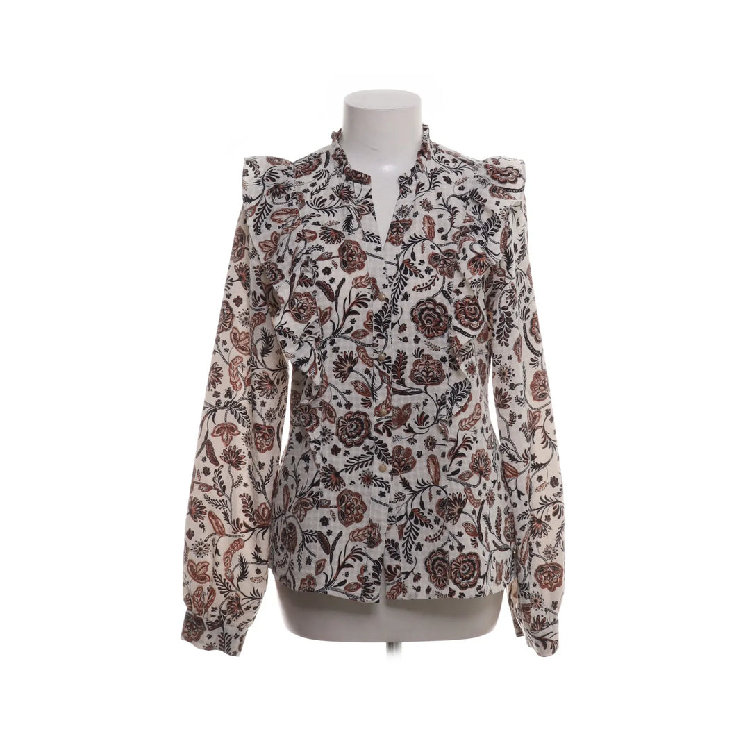 Cotton Club | Wit, Meerkleurig - Blouse
