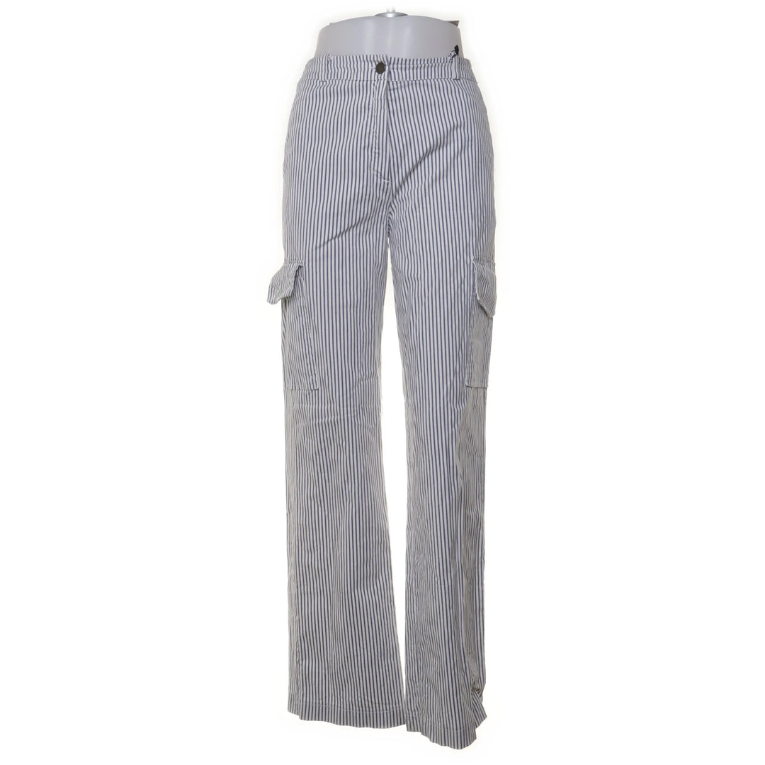 Design by Si | Wit, Blauw - Cargo broek