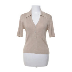 & Other Stories | Beige top korte mouw