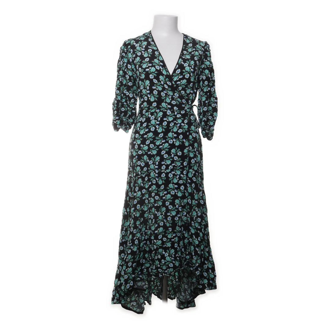 Freebird | Zwart, Groen, Meerkleurig - Wikkeljurk