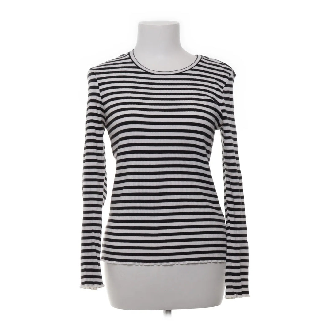 Selected Femme | Zwart, Wit - Lange mouwen shirt