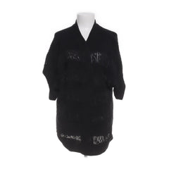 Geena | Zwart gebreid vest