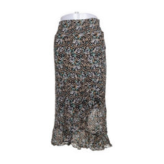 Second Female | Veelkleurige bloemenprint rok