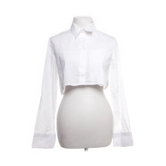 Zara | Witte cropped overhemd