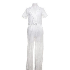 Lilie Rose | Witte kanten jumpsuit