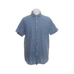 Dressmann | Blauw - Korte mouwen shirt