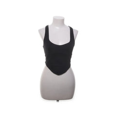 Nelly | Zwart - Crop top