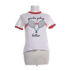 Pull & Bear | Witte Tennis T-shirt