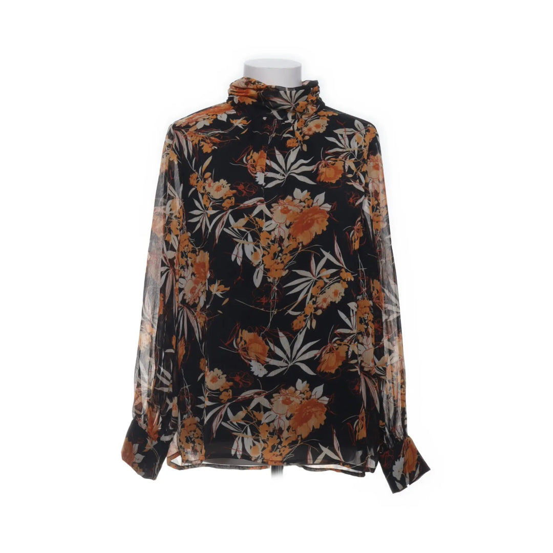 Isolde | Zwart, Oranje, Meerkleurig - Blouse