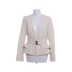 Pretty One | Beige Peplum Blazer