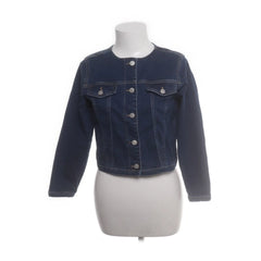 Zero | Donkerblauwe Denim Cropped Jas