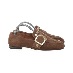 Babouche | Bruine Suède Ballerina's