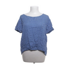 American Vintage | Blauwe gestippelde blouse