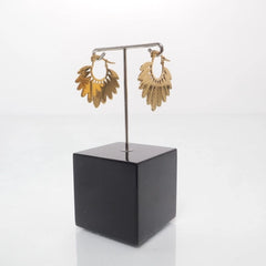 Gouden Bladeren Oorbellen