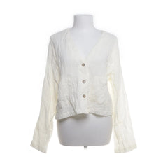 Reserved | Witte linnen zomerblouse