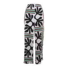 Wit, Zwart, Meerkleurig - Palazzo broek