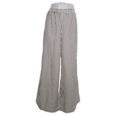 Beige, Zwart - Palazzo broek