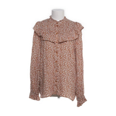 Indiska | Bruine Bloemenprint Blouse