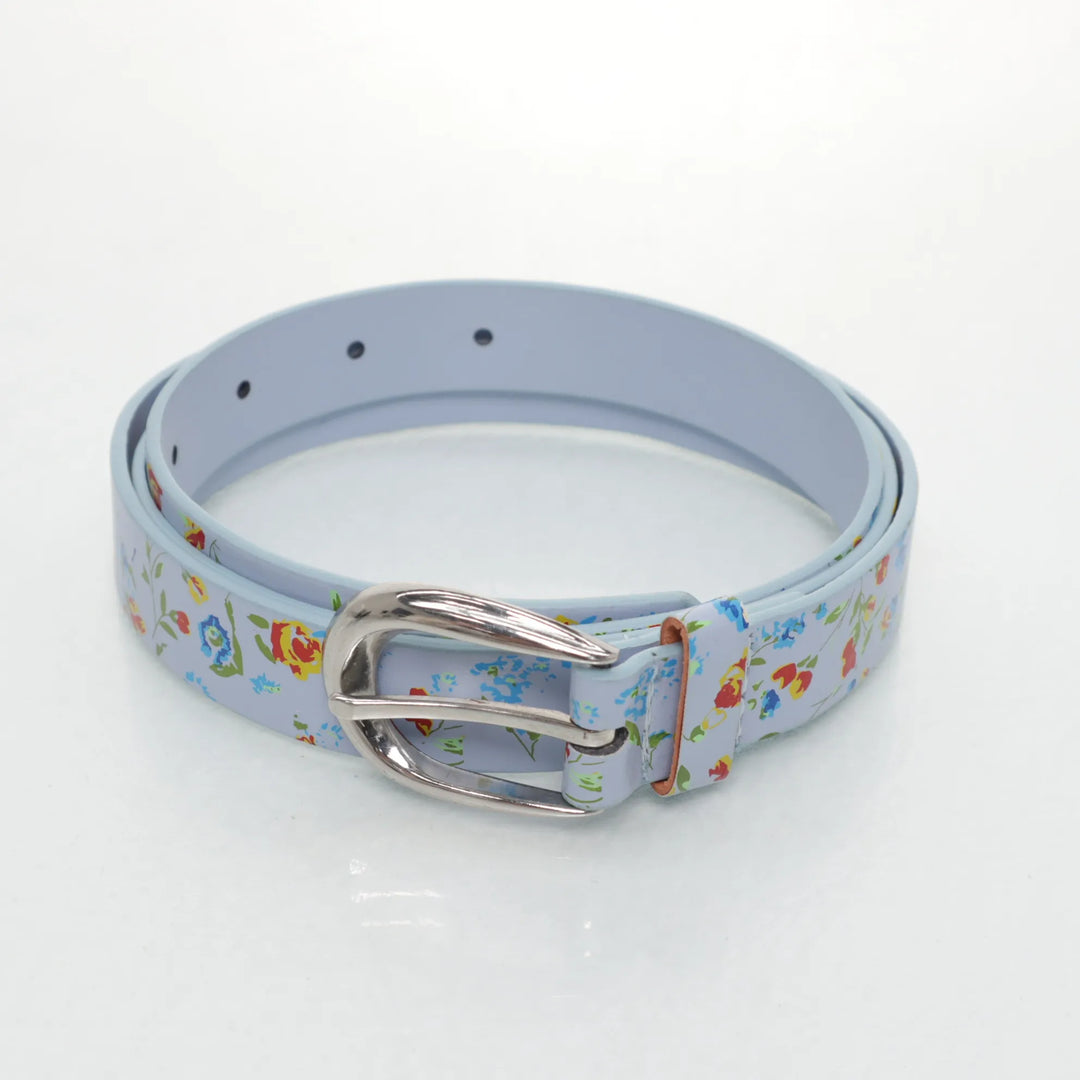 Blauw, Meerkleurig - Riem