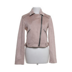 Clockhouse by C&A | Lichtroze bikerjack met asymmetrische ritssluiting