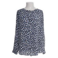 C&A | Blouse met blauw-witte stippenprint